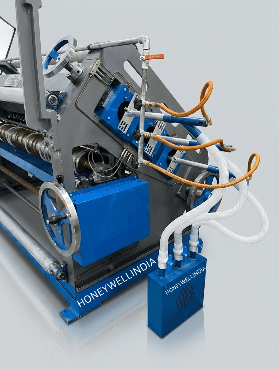 GAS BURNERS FOR CORRUGATION MACHINES